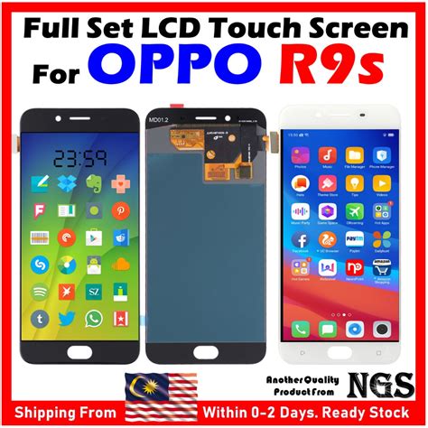 ORl NGS Brand AMOLED Full Set LCD Touch Screen Compatible For OPPO R9s