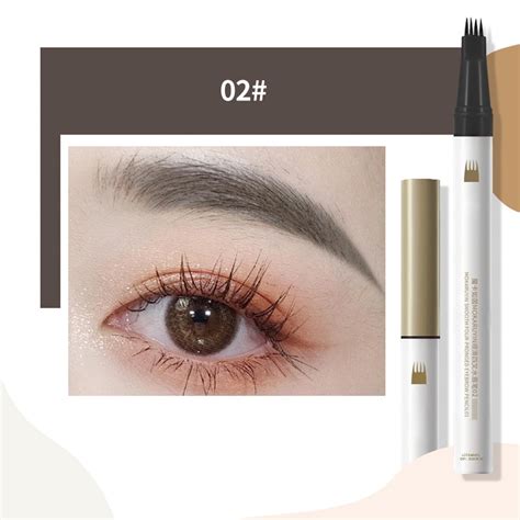 DONGGWTS Microblading Eyebrow Pen 2024 Upgraded 3D 4 Tip Eye Brow Pen