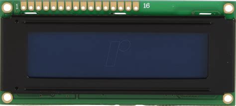 Lcd Pm 2x16 10 D Lcd Module 2x16 80x36x105mm Bl Ws With Bel At