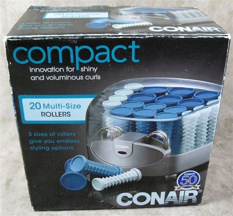 Conair Compact Hairsetter Blue Hair Curlers Hot Rollers HS R Conair Hot Rollers Conair