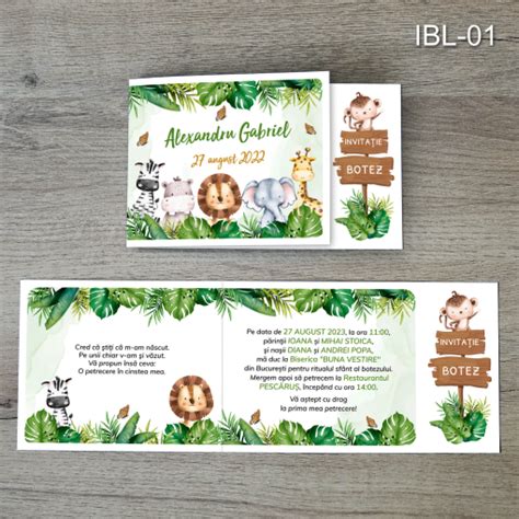 Invitatii Botez Cu Plic Colorat Ibp Marturii Botez Baietei Si Fetite