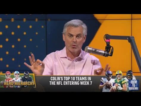 The Herd Colin Cowherd S Shocking Top Nfl Teams Ravens Packers