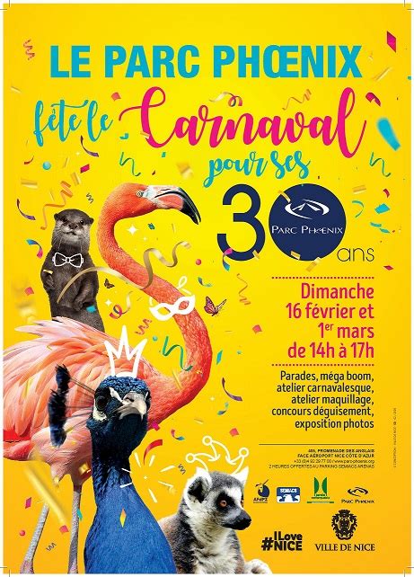 Carnaval au Parc Phoenix à Nice dimanche 01 mars 2020 RécréaNice