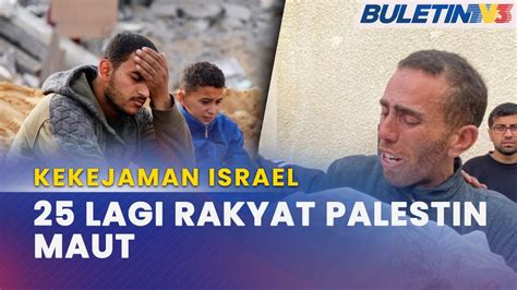 Kekejaman Israel Deir El Balah Selatan Gaza Teruk Dibedil Tentera