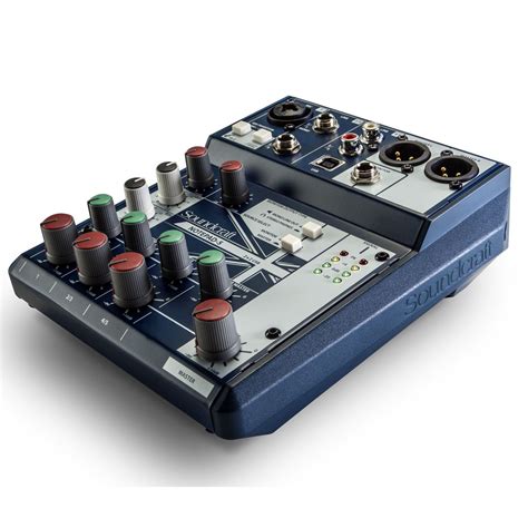 Consola Mezcladora Con Interfaz Usb Soundcraft Notepad Audio Luces