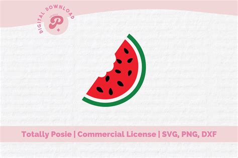 Watermelon Svg Summer Fruit Clipart Graphic By Totally Posie