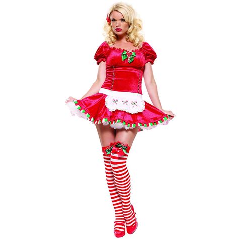 Candy Cane Cutie Adult Costume Mediumlarge