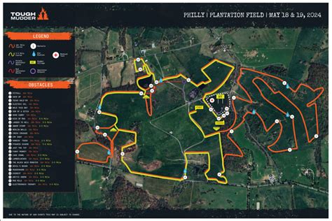 Tough Mudder Philly Map Cammi Corinna