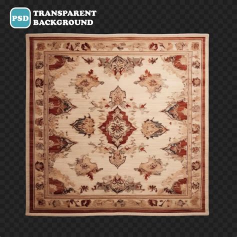 Premium PSD Rug Isolated 3d Render Illustration