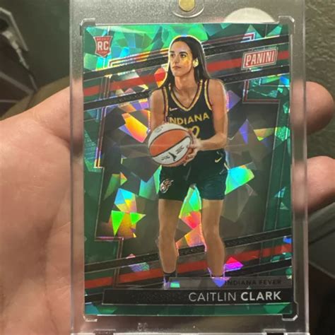 Caitlin Clark Panini National Vip Gold Pack Glace Craqu E Verte