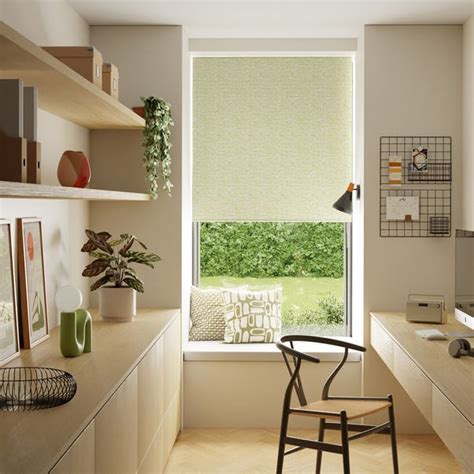 Tenby Moss Green Blackout Roller Blind Dunelm