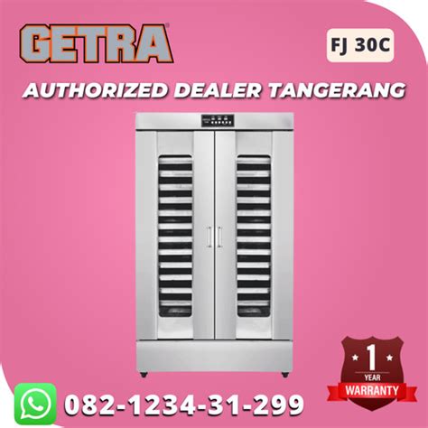 Jual GETRA FJ 30C Proofer Roti Listrik 30 Tray Stainless Steel Kab