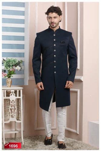 Plain Asymmetric Indo Western Sherwani At Rs 4920 Piece Indo Western