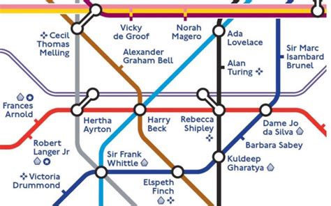 Londons Iconic Tube Map Reimagined To Recognise Engineers Worldwide