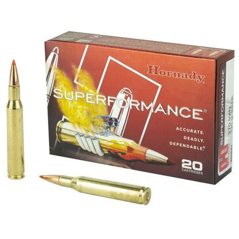 hornady superformance  winchester gr sst ammo  rounds