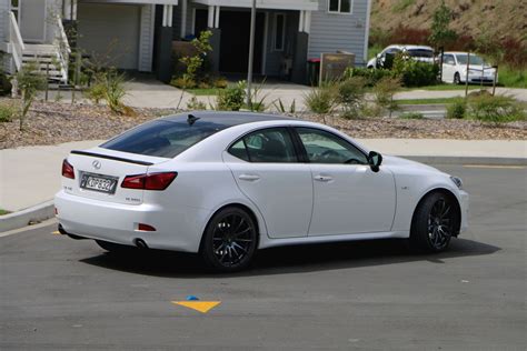 Lexus Is Xe Carbon Fibre F Sport Trunk Lip White Black Panda