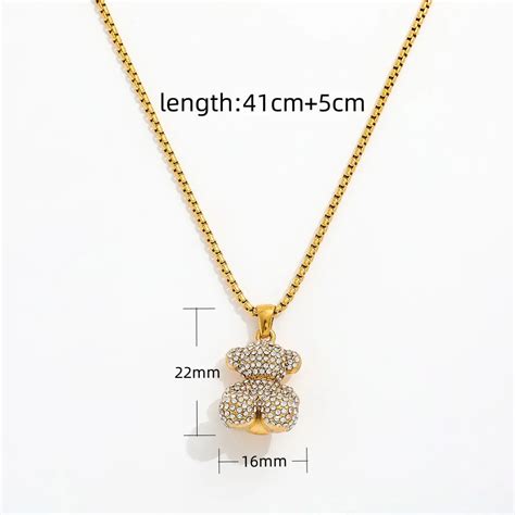 Joolim Jewelry Cute 18k Pvd Gold Plated Vintage Zirconia Pave Bear