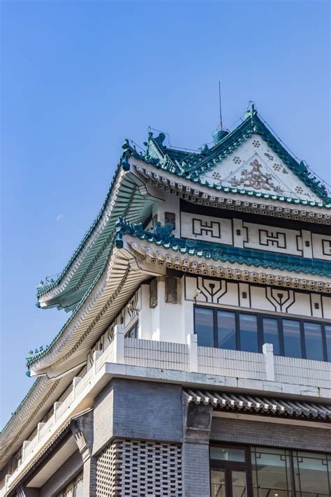 Historic Building In Qianmen Street In Beijing Stock Image Image Of