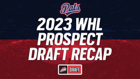 Pats Select 12 Players In 2023 WHL Prospects Draft Regina Pats