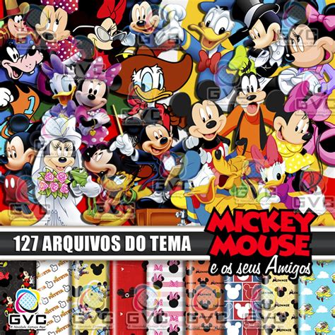 Kit Digital Turma Mickey Elo Produtos Especiais