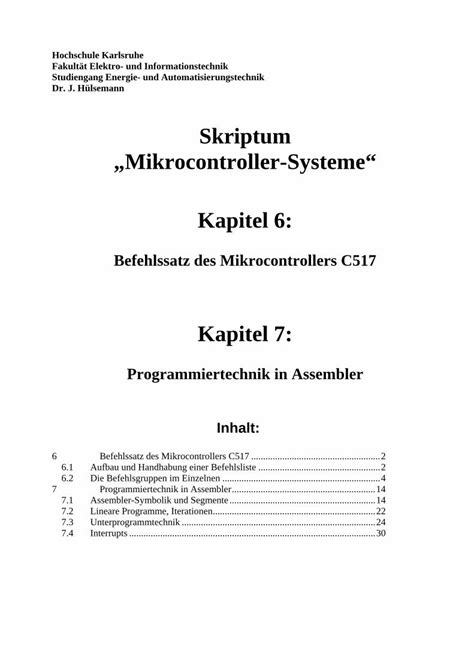 PDF Skriptum Mikrocontroller Systeme Kapitel 6geju0001