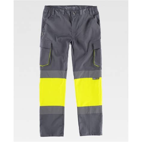 Pantalone Da Lavoro Bicolore Alta Visibilit C Workteam