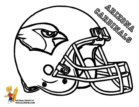 Arizona Cardinals Printable Coloring Page Free Image Download