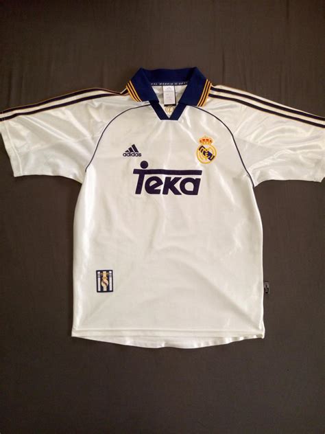 Real Madrid Home Football Shirt 1998 2000 Added On 2017 04 01 19 45