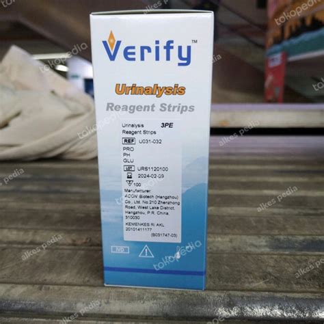 Jual Urinalysis Reagent Strips Verify Parameter Kota Tangerang