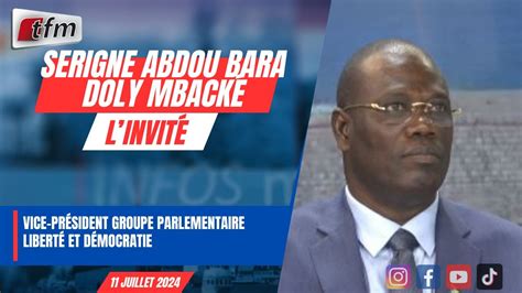 L invite d infos matin en wolof Serigne Abdou Bara Doly Mbacké 11