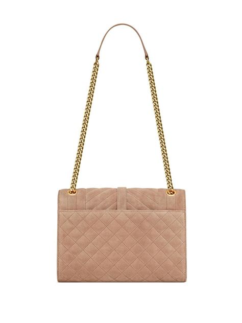 Saint Laurent Quilted Logo Plaque Crossbody Bag Farfetch