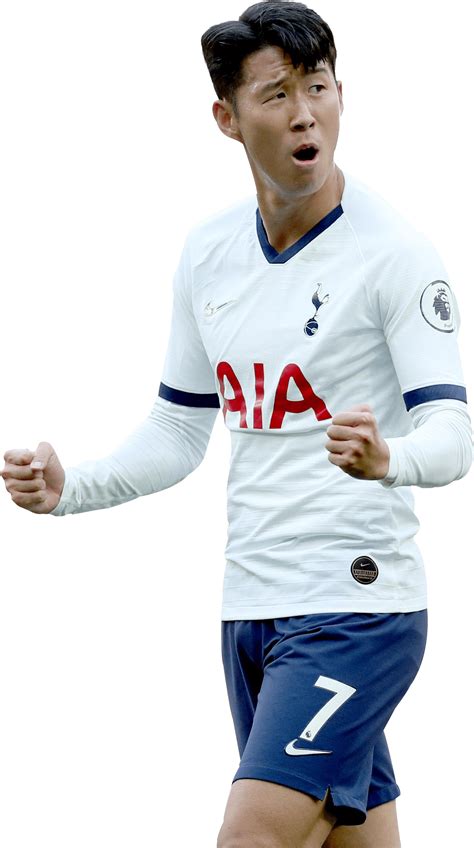 Son Heung Min Tottenham Hotspur Football Render Footyrenders