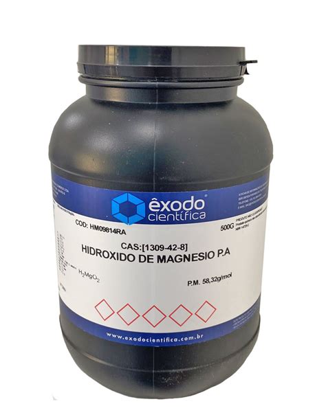 Hidróxido de Magnésio PA 500g QUIMISUL SC BRASIL LTDA