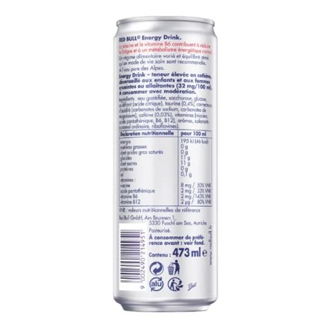 Boisson énergisante RED BULL la canette de 47 3cL à Prix Carrefour