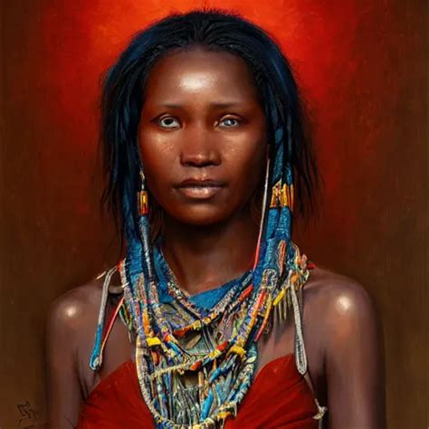 Portrait Of A Kenian Woman 3 5 From Kenia In 2 0 2 Stable