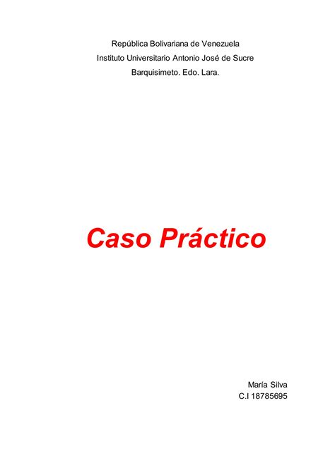 Caso Practico PDF Descarga Gratuita