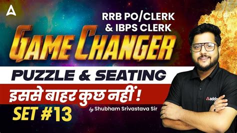 Puzzles And Seating Arrangement RRB PO CLERK IBPS CLERK Reasoning