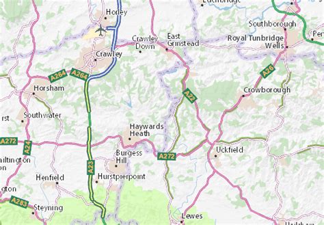 Mapa Michelin Horsted Keynes Plano Horsted Keynes Viamichelin