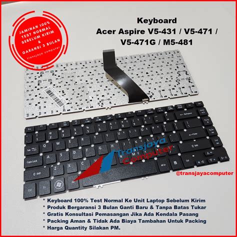 Jual Keyboard Laptop Acer Aspire V5 431 V5 431p V5 431g V5 471 V5 471g