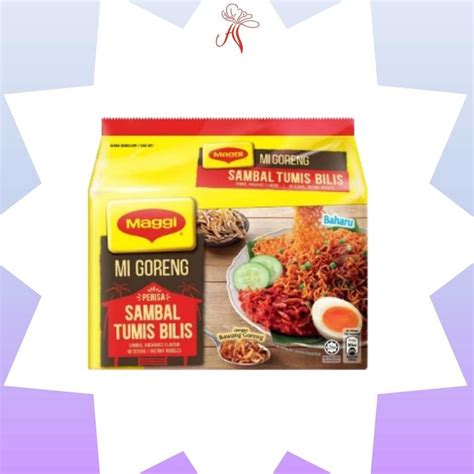 Maggi Mi Goreng Cili Ala Kampung 5X78g Shopee Malaysia