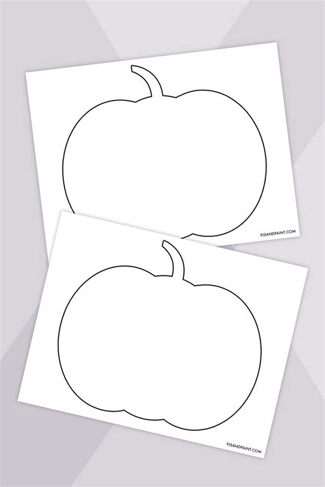 Pumpkin Outline Template