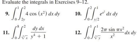 Answered Evaluate The Integrals In Exercises Bartleby