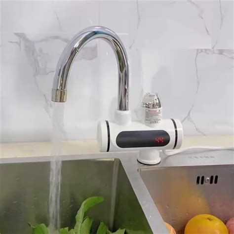 Electric Hot And Cold Water Heater Faucet Quick Heating Tap Water Heater Faucet Conector For