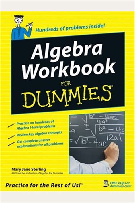 Buy Algebra Workbook For Dummies Book By Mary J Sterling