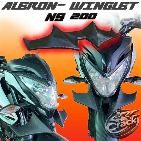 Archivo D Pulsar Ns Winglet Front Motorcycle Puig Frontal Spoiler Naked Aleron Delantero