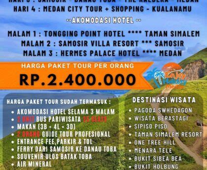 Paket Wisata Danau Toba 2023 Tour Medan Danau Toba Murah TOUR DANAU