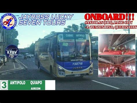 Onboard Bus Ride Jayross Lucky Seven Tours Iveco Euromidi Sr