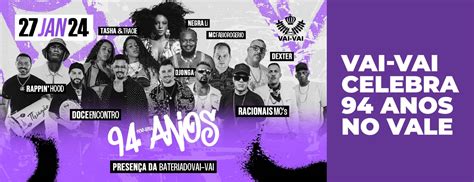 Ingresso Desconto Festa VAI VAI 94 Anos Racionais Djonga