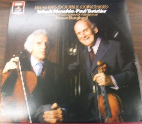 Brahms Double Concerto Yehudi Menuhin Paul Tortelier EMI DS538226