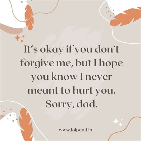 I Am Sorry Messages For Dad Lolpanti